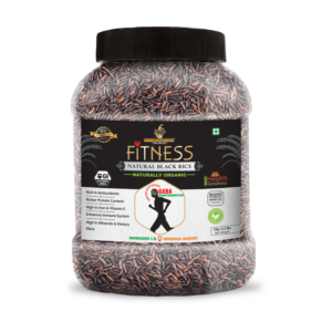 Shrilalmahal Fitness Black Rice 1kg jar